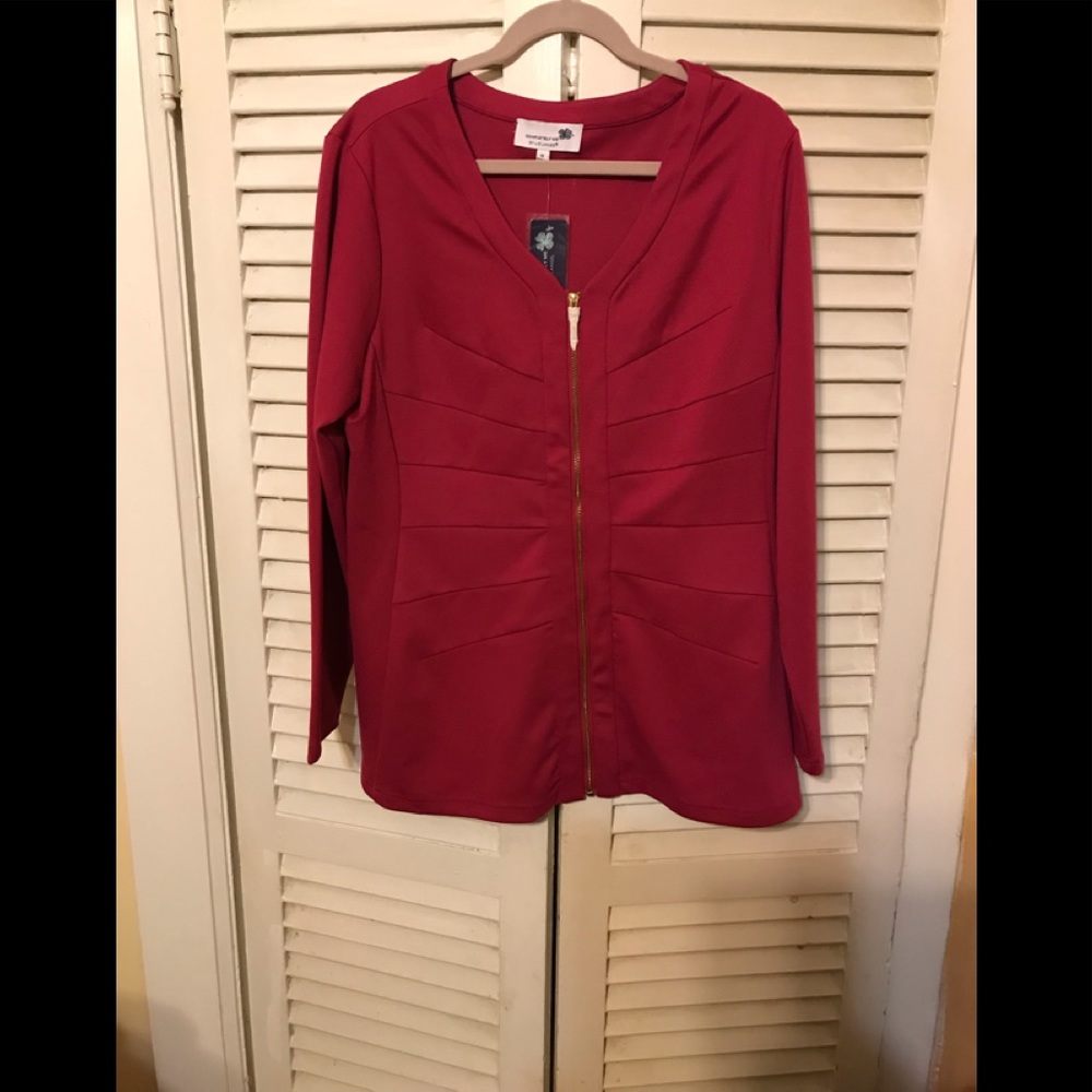 Women’s Zipper Front Blazer